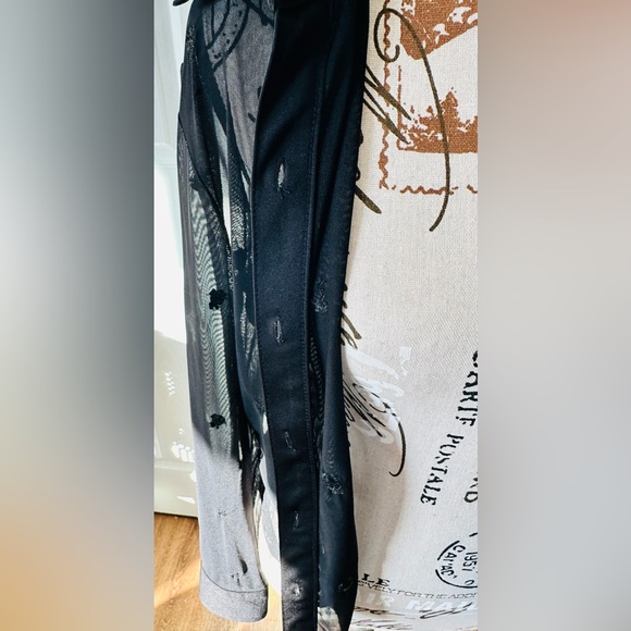 Topshop Women’s Black Sheer Blouse - Picture 5 of 11